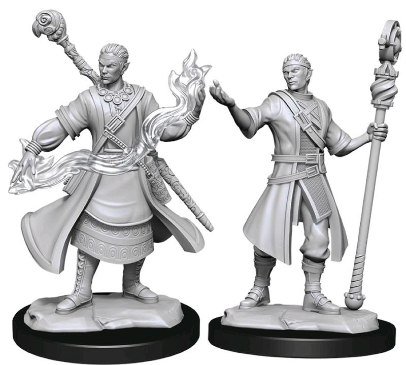 Nolzur's Marvelous Miniatures: Half-Elf Wizard Miniatures Wizkids