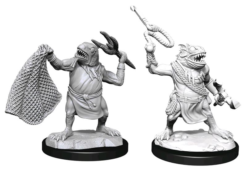 Nolzur's Marvelous Miniatures: Kuo-Toa & Kuo-Toa Whip Miniatures Wizkids