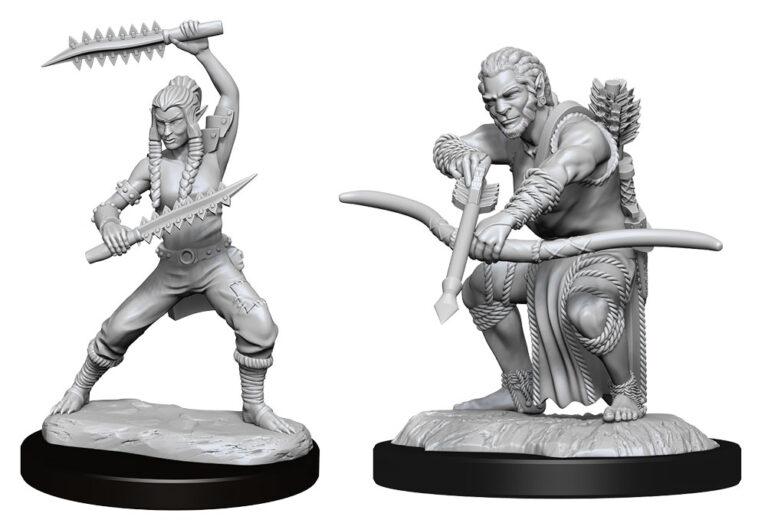 Nolzur's Marvelous Miniatures: Wildhunt Shifter Ranger Miniatures Wizkids