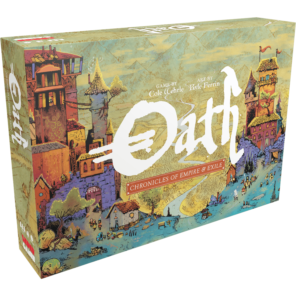 Oath: Chronicles of Empire and Exile (ALL IN - No Sleeves) Board Game Leder Games