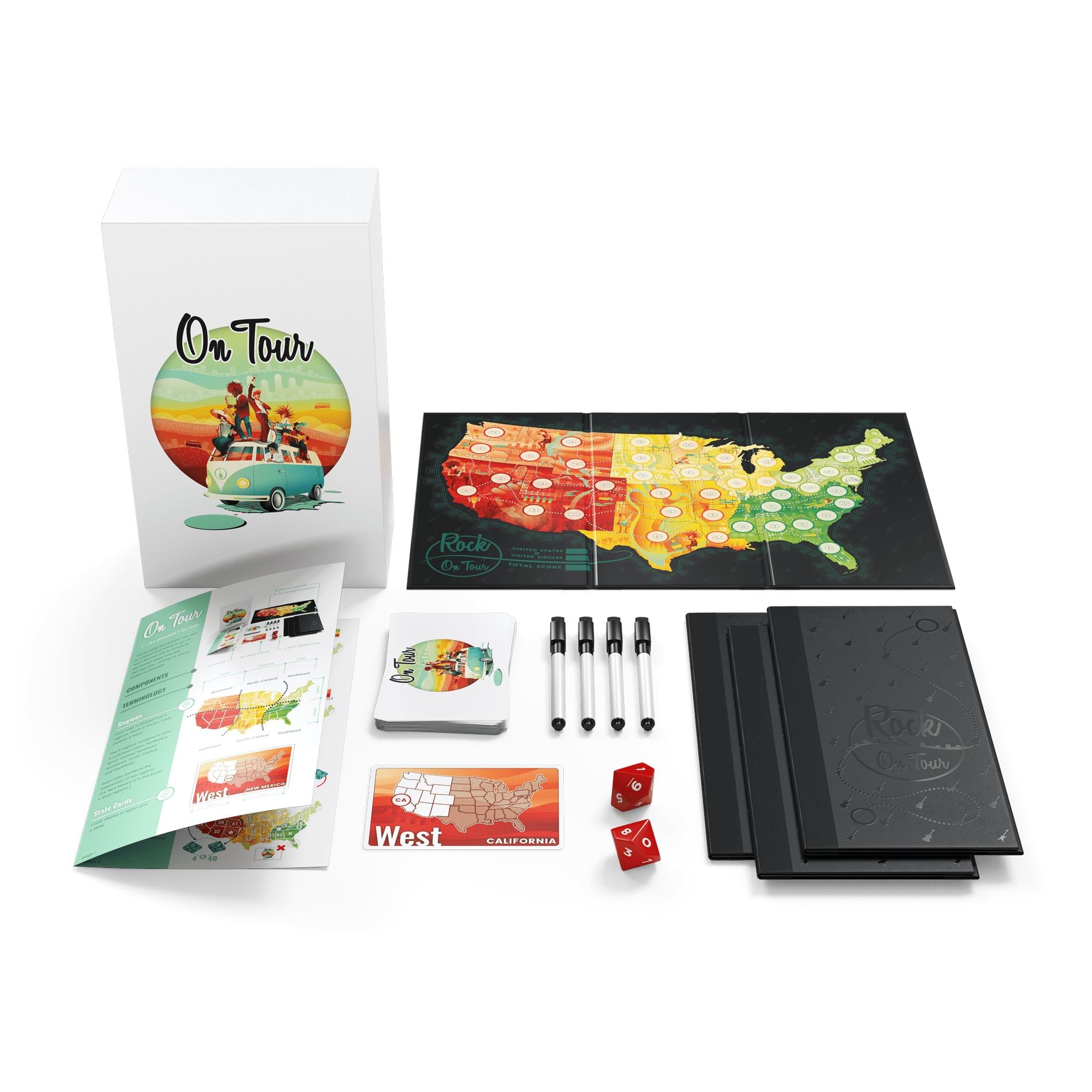 On Tour Second Edition Board Games Maldito Games