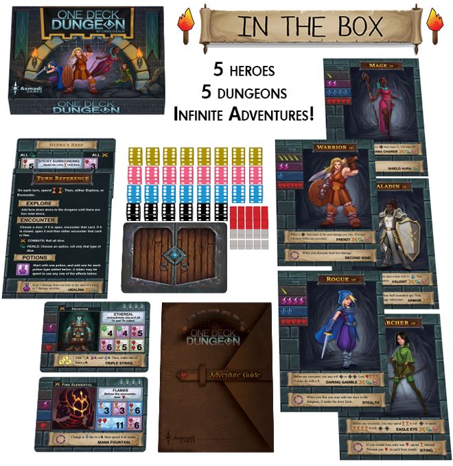 One Deck Dungeon Card Games ASMADI GAMES