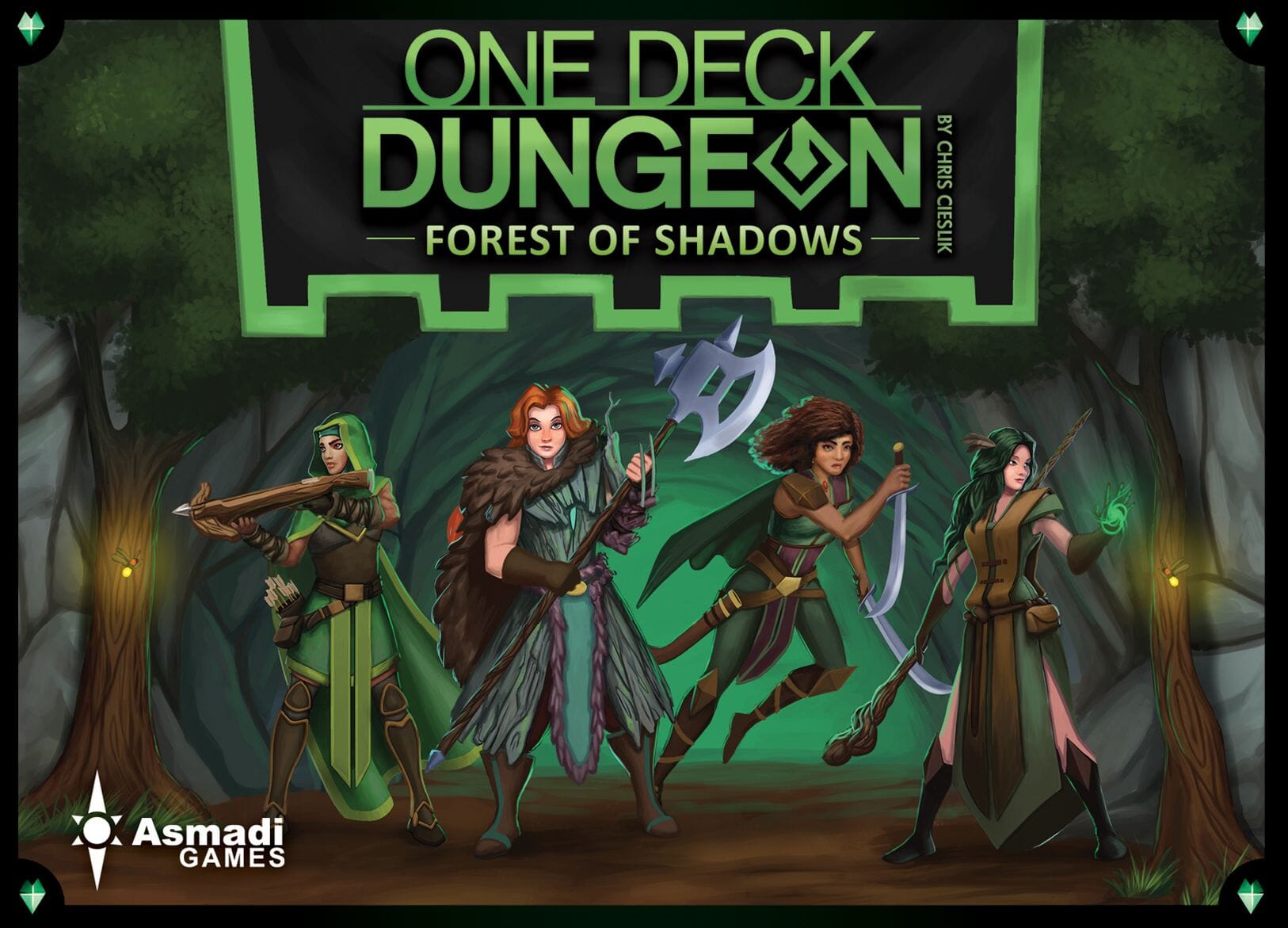 One Deck Dungeon: Forest of Shadows Card Games ASMADI GAMES 