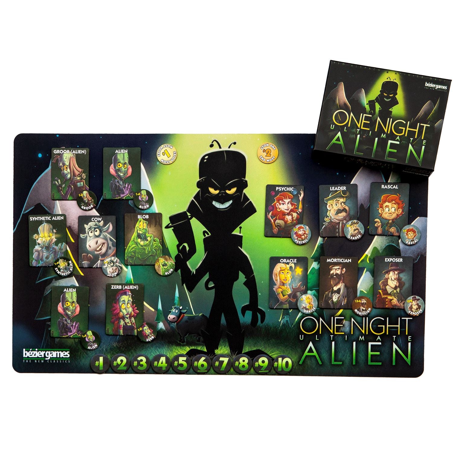 One Night Ultimate Alien Party Game Bezier Games