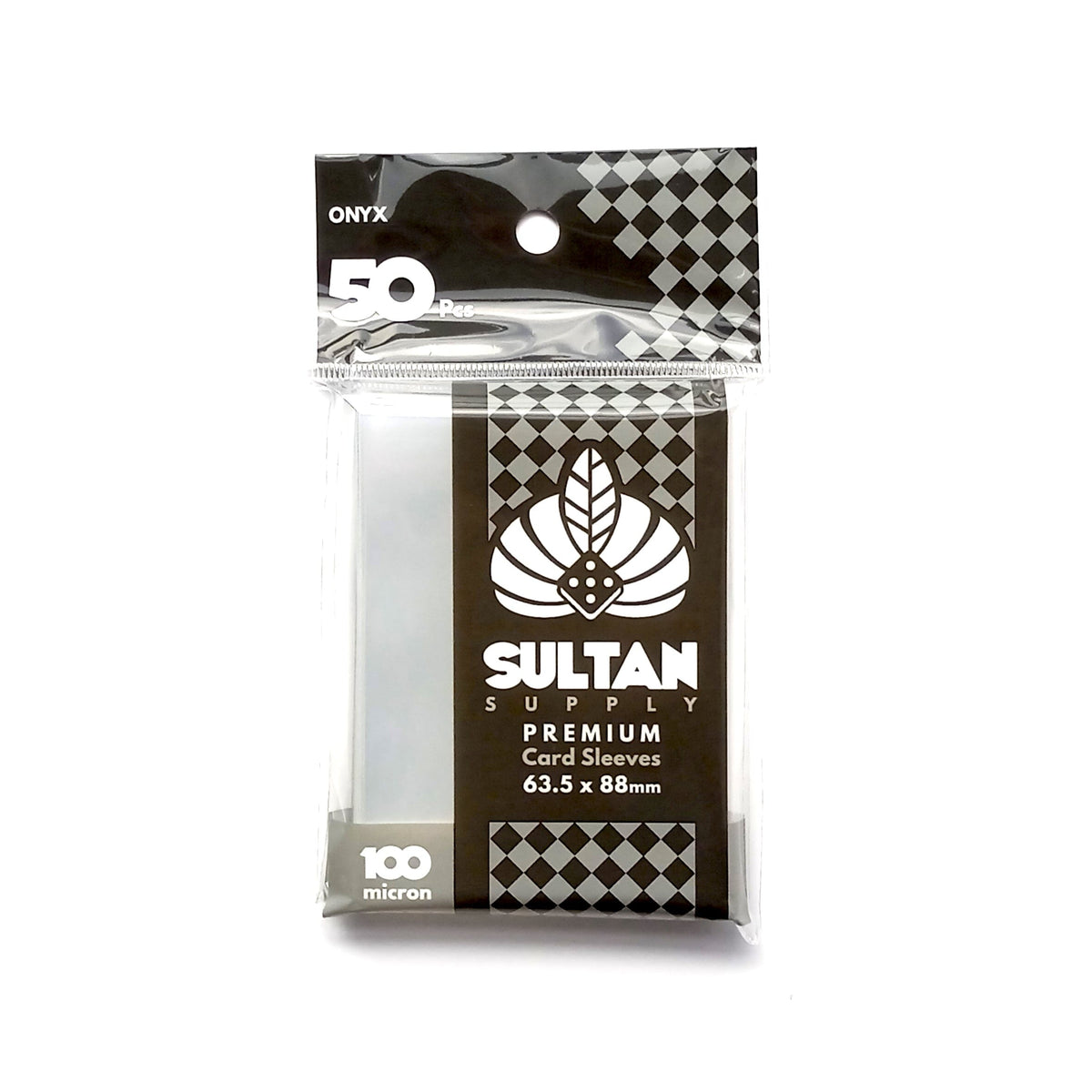 Onyx Standard Board Game Sleeves 63.5x88 (50 pcs) Card Sleeves Sultan Supply
