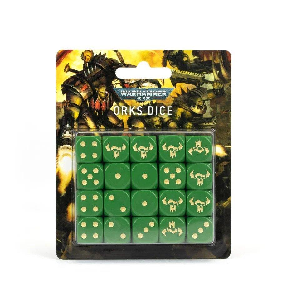 Orks Dice Set Dice Games Workshop
