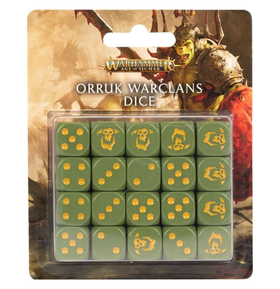 Orruk Warclans Dice Set Dice Games Workshop