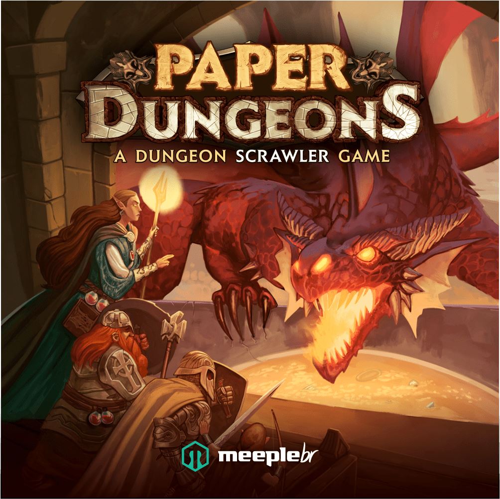 Paper Dungeons: A Dungeon Scrawler Game Board Games Alley Cat Games