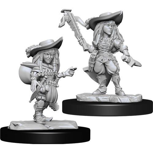 Pathfinder Deep Cuts Unpainted Miniatures: Female Gnome Bard Miniatures Wizkids
