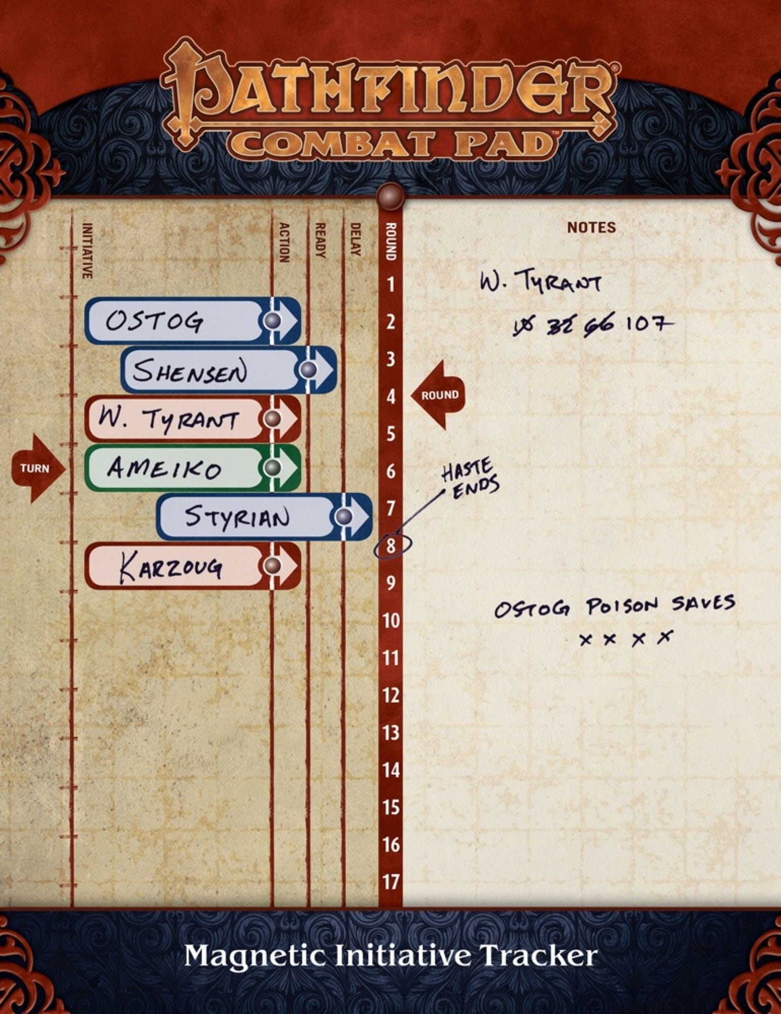 Pathfinder RPG: Combat Pad (P2) RPG Paizo 