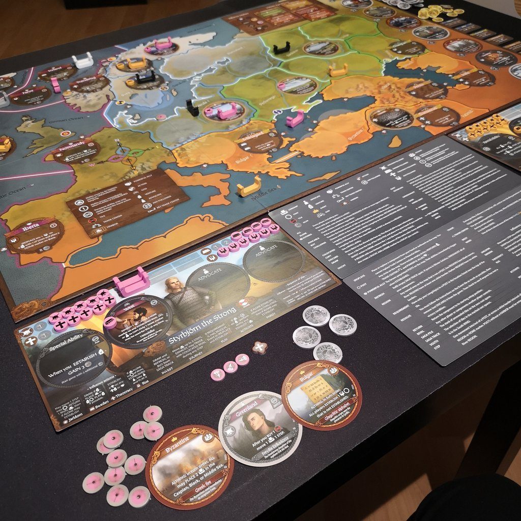 Pax Viking Board Game Ion Game Design
