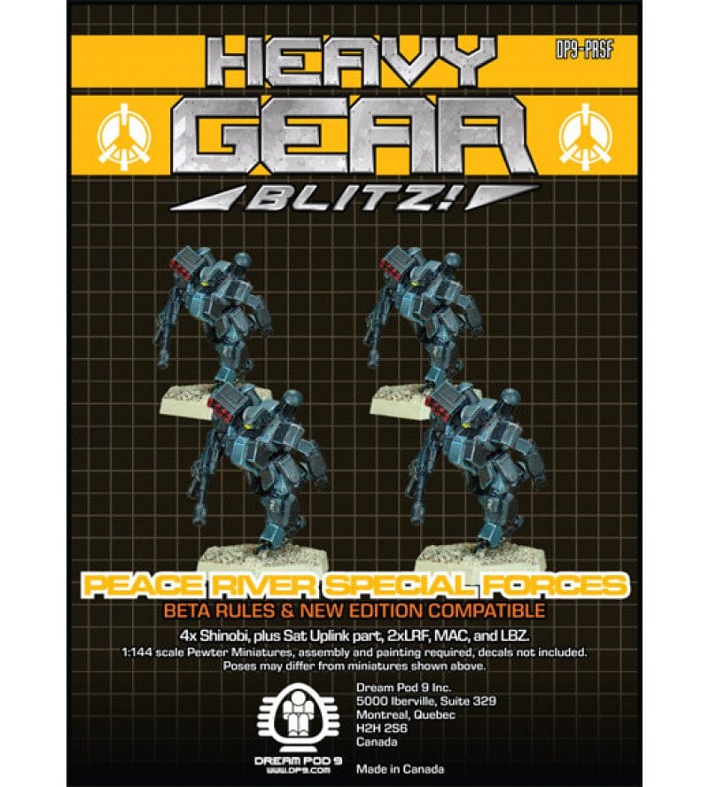 Peace River Special Forces Squad Miniatures Dream Pod 9
