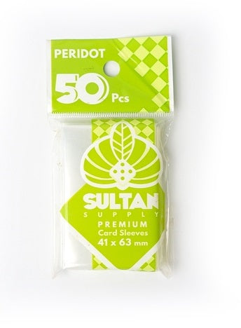 Peridot Mini US Sleeves 41x63 (50 pcs) Supplies Sultan Supply