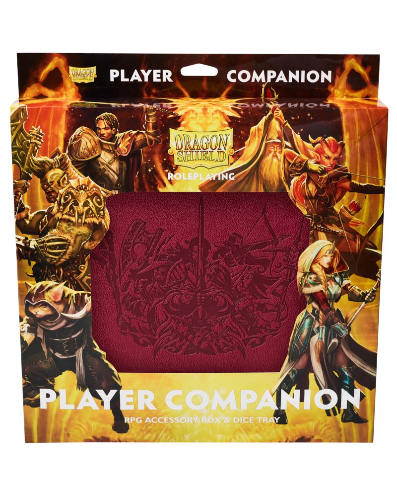Player Companion RPG Accessory Box RPG Dragon Shield Blood Red 