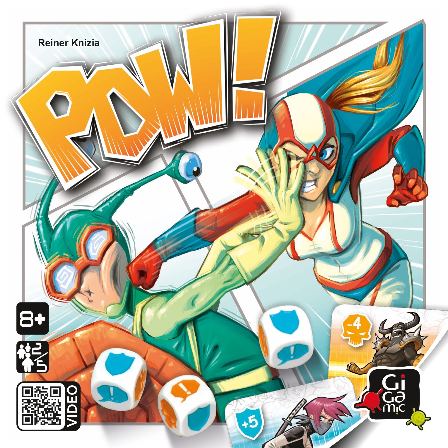 Pow! Board Game Board Games GIGAMIC 