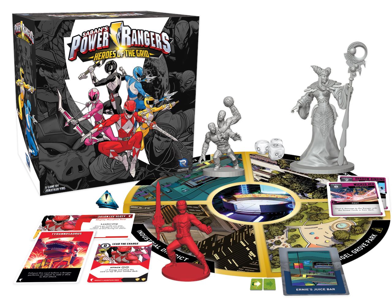 Power Rangers: Heroes of the Grid Board Game Board Games Renegade Games Studios