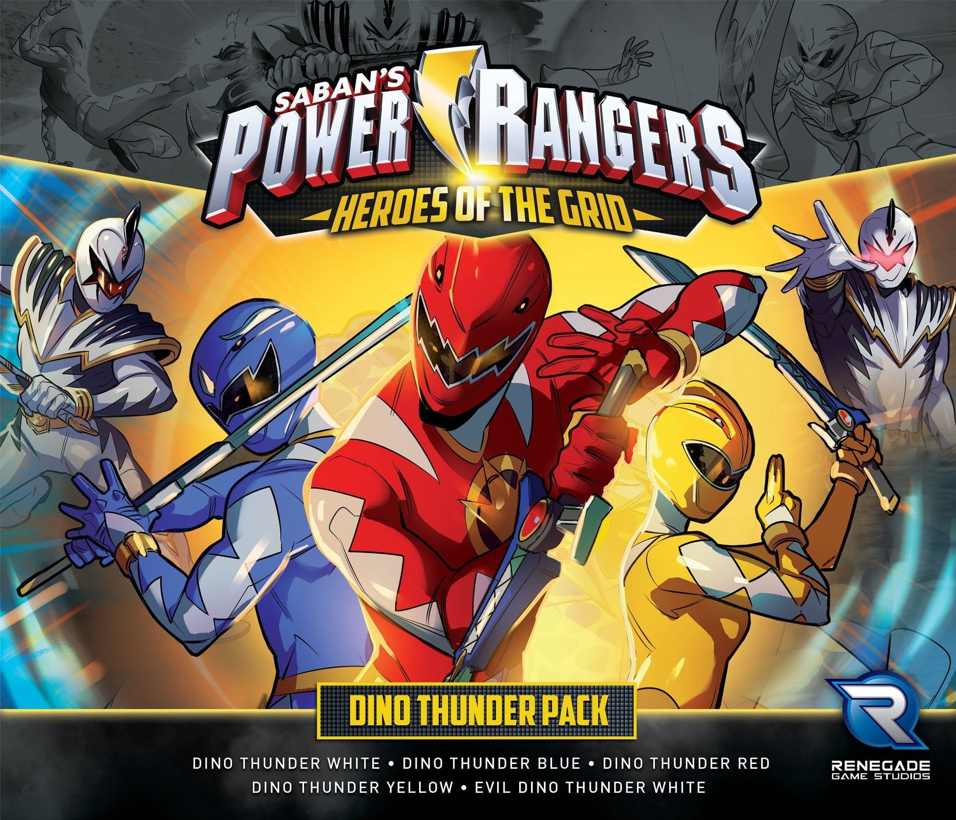 Power Rangers: Heroes of the Grid – Dino Thunder Pack Board Games Renegade Games Studios 