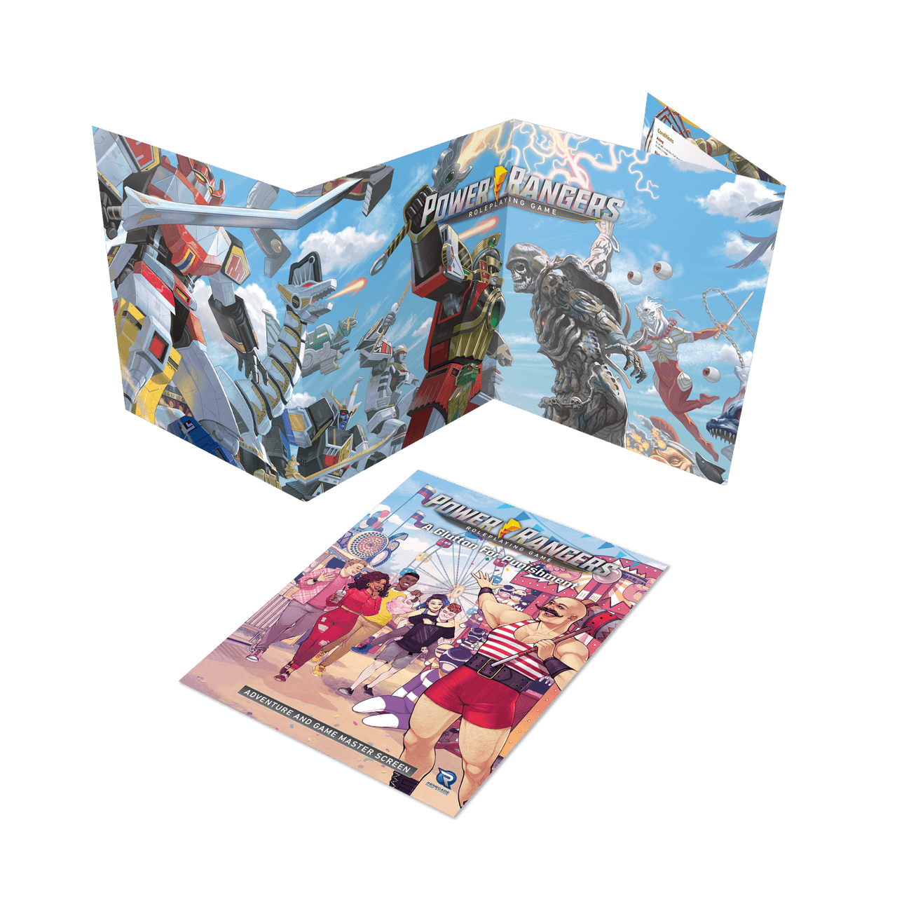 Power Rangers RPG A Glutton for Punishment Adventure & GM Screen RPG Renegade Games Studios