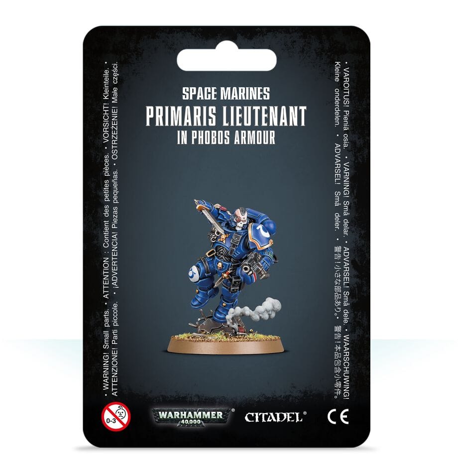 Primaris Lieutenant in Reiver Armour Miniatures Games Workshop