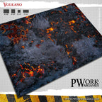 PWork Wargames Neoprene Gaming Mat 44x60" Play Mats Pwork Volkano 