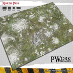 PWork Wargames Neoprene Gaming Mat 4x6 Play Mats Pwork North Pass