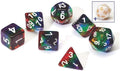 Rainbow Translucent Resin Dice Set General Sirius Dice