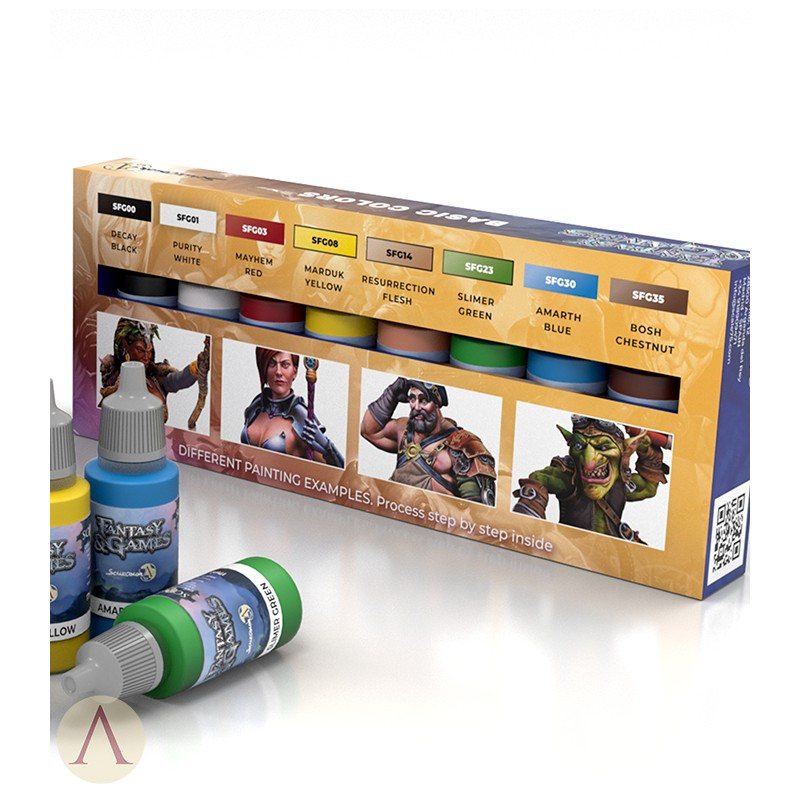 Scale 75 Fantasy & Games - Basic Colors Paint Scale 75