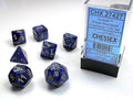 Scarab® Polyhedral Royal Blue/gold 7-Die Set Dice CHESSEX