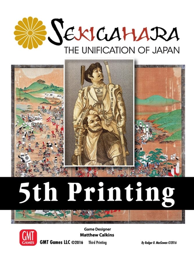 Sekigahara The Unification of Japan (5th Printing) Board Games GMT Games