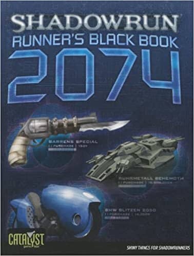 Shadowrun Runners Black Book 2074 RPG CATALYST GAME LABS 