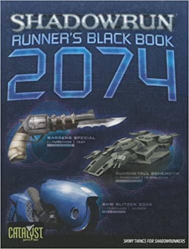 Shadowrun Runners Black Book 2074 RPG CATALYST GAME LABS