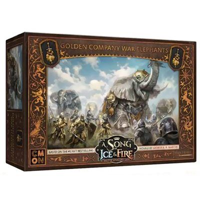 SIF Golden Company Elephants Miniatures CMON