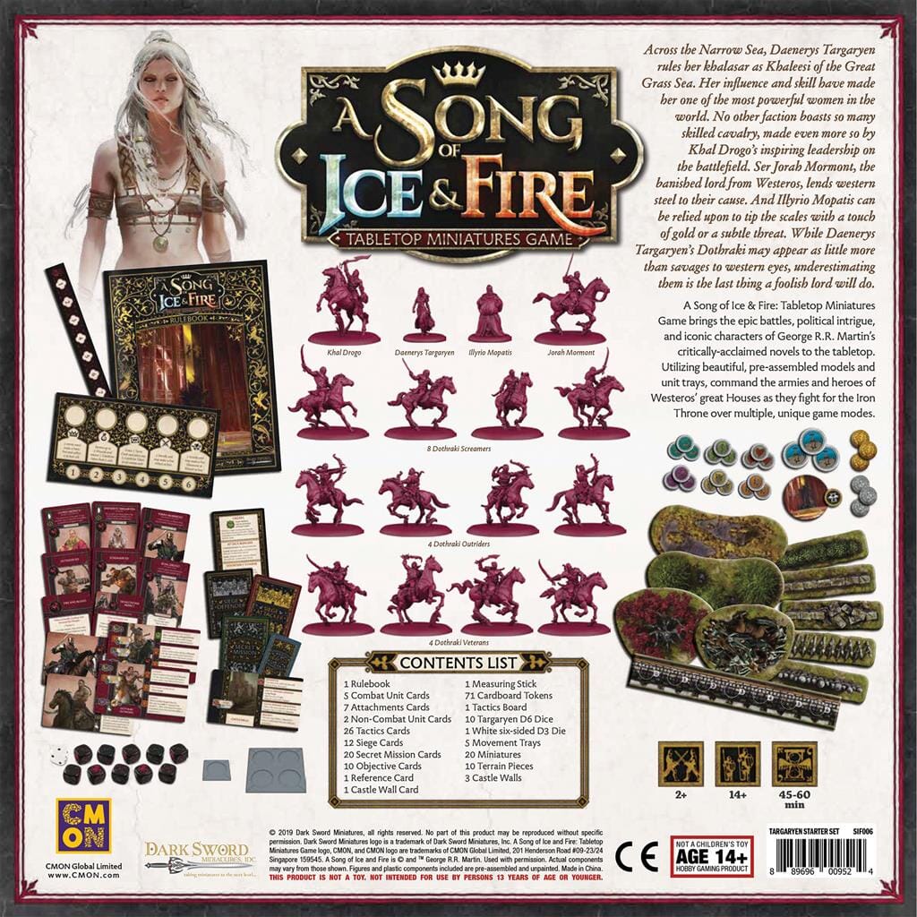 SIF: Targaryen Starter Set Miniatures CoolMiniOrNot