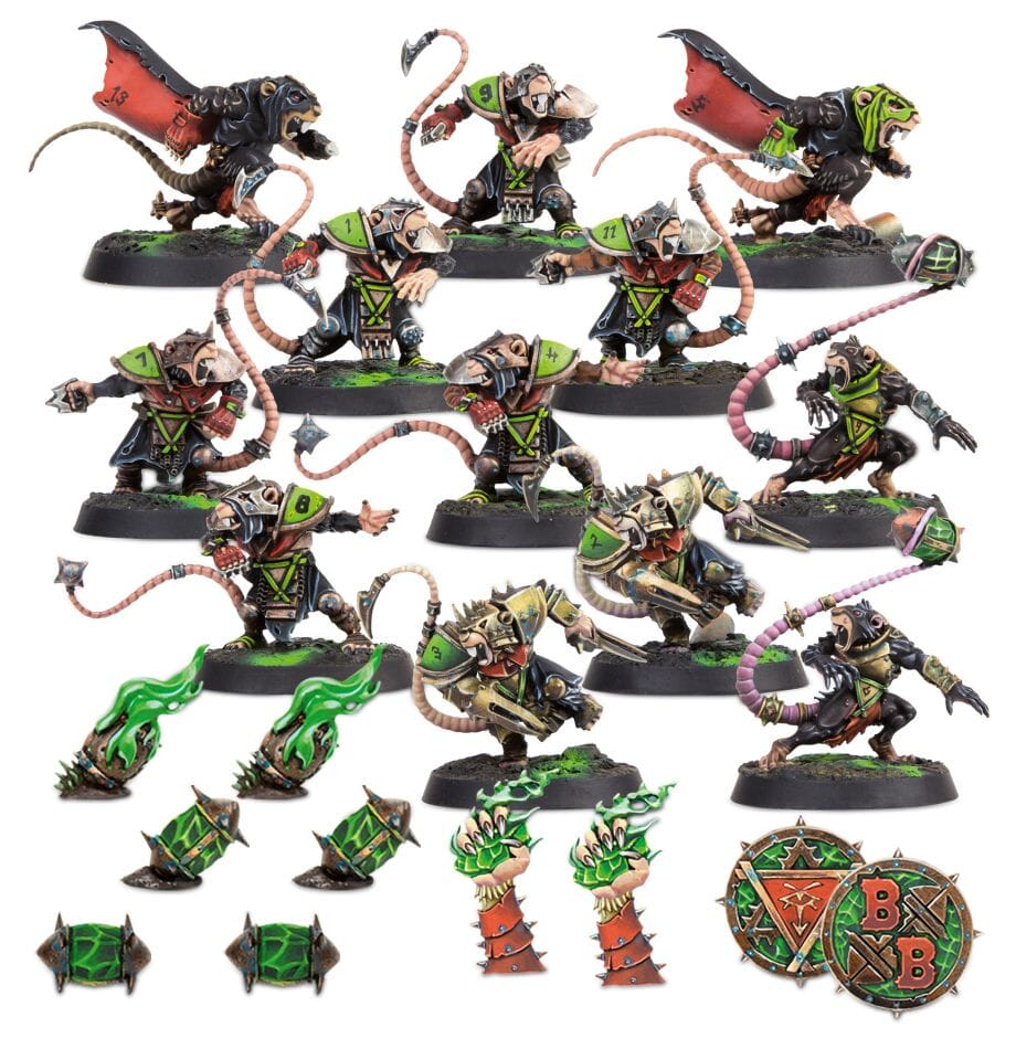 Skaven Blood Bowl Team – Skavenblight Scramblers Miniatures Games Workshop