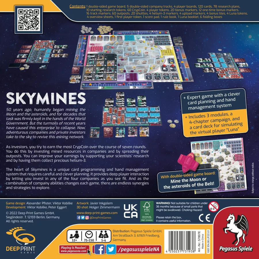 Skymines Board Games Pegasus Spiele 