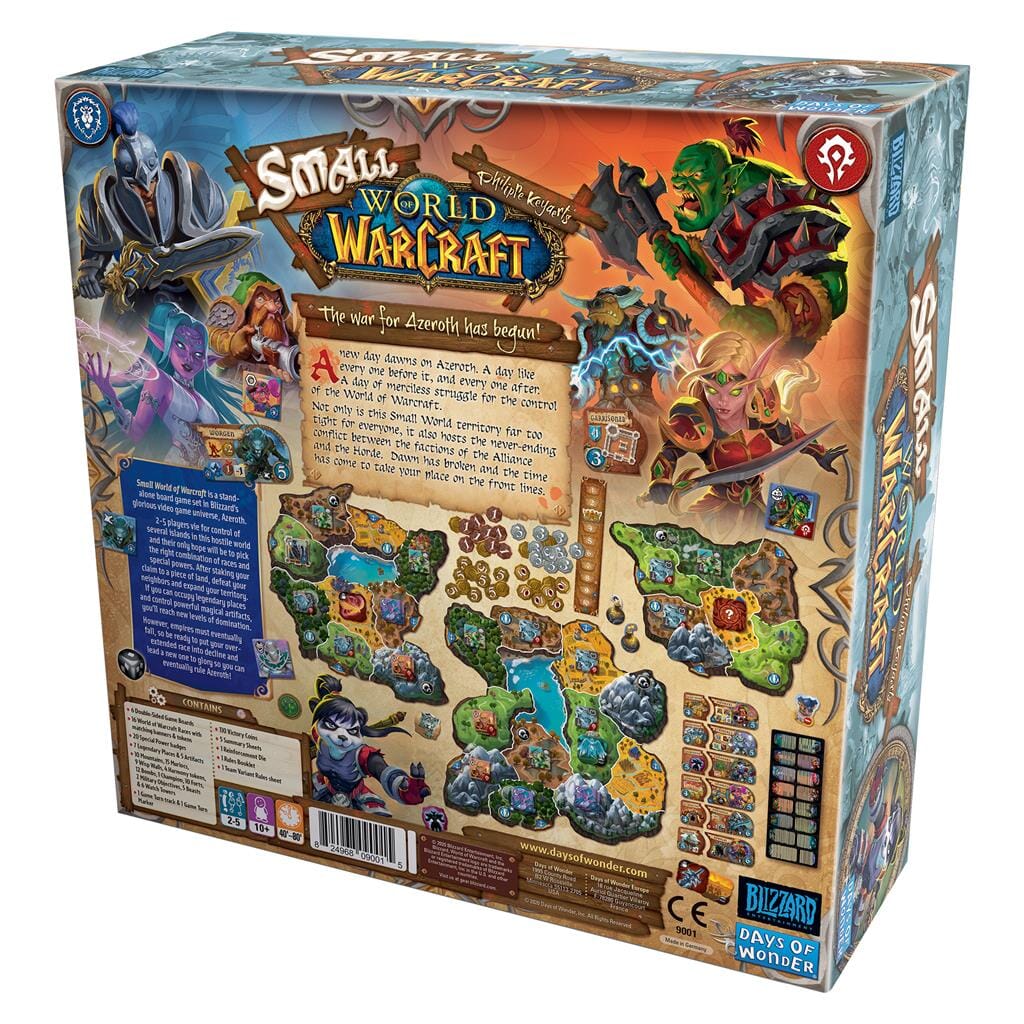 Small World of Warcraft Board Games Days of Wonder