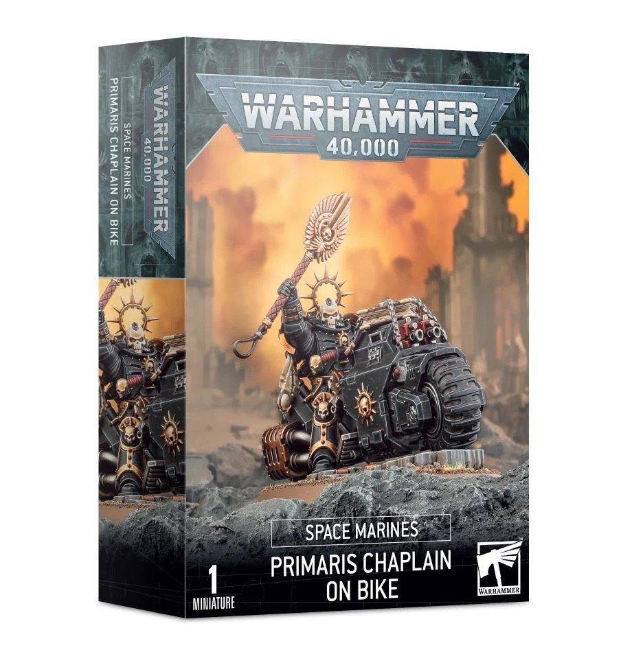 Space Marines: Primaris Chaplain on Bike Miniatures Games Workshop