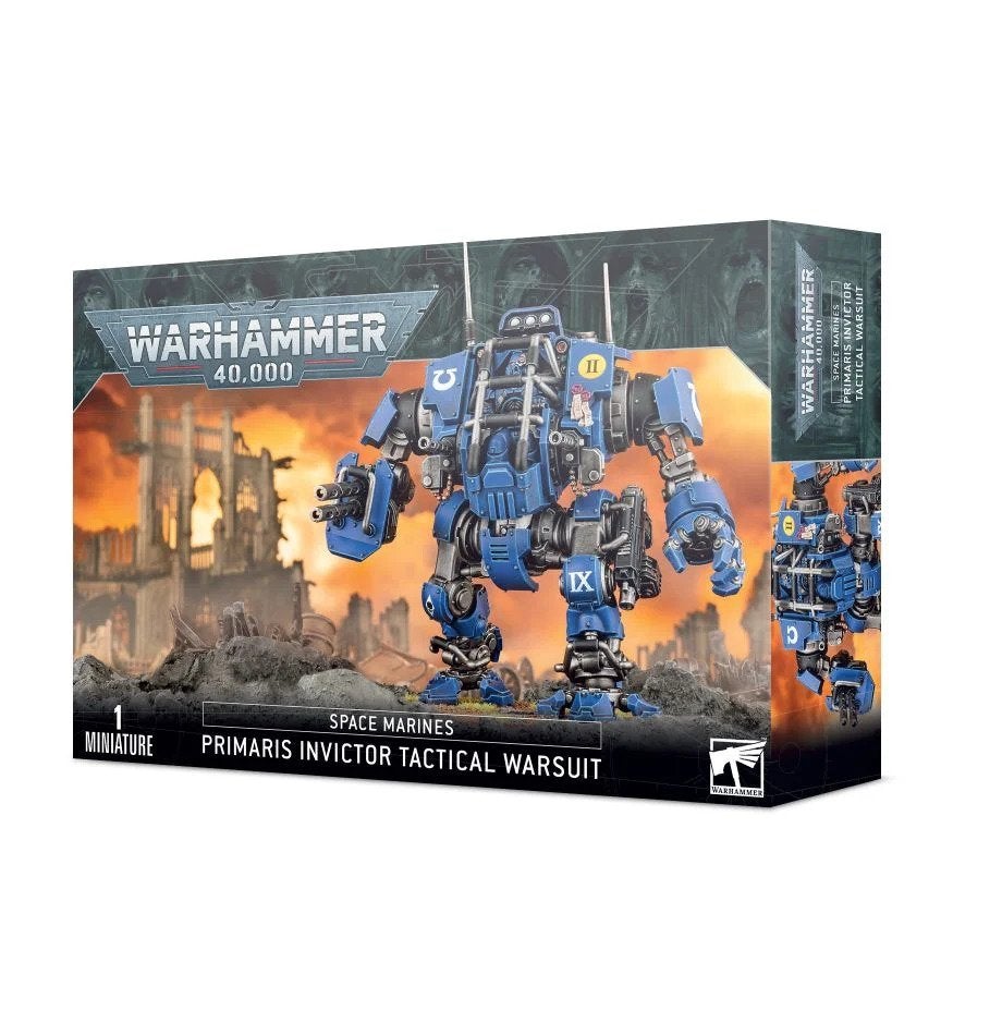 Space Marines: Primaris Invictor Tactical Warsuit Miniatures Games Workshop
