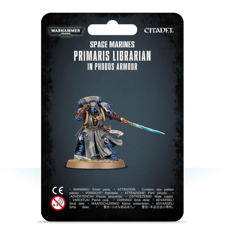 Space Marines: Primaris Librarian in Phobos Armour Miniatures Games Workshop