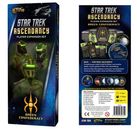 Star Trek Ascendancy: The Breen Confederacy Expansion Board Games Gale Force 9 