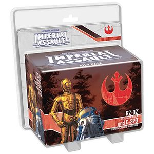 Star Wars Imperial Assault: R2-D2 and C-3PO Ally Pack Board Games FFG
