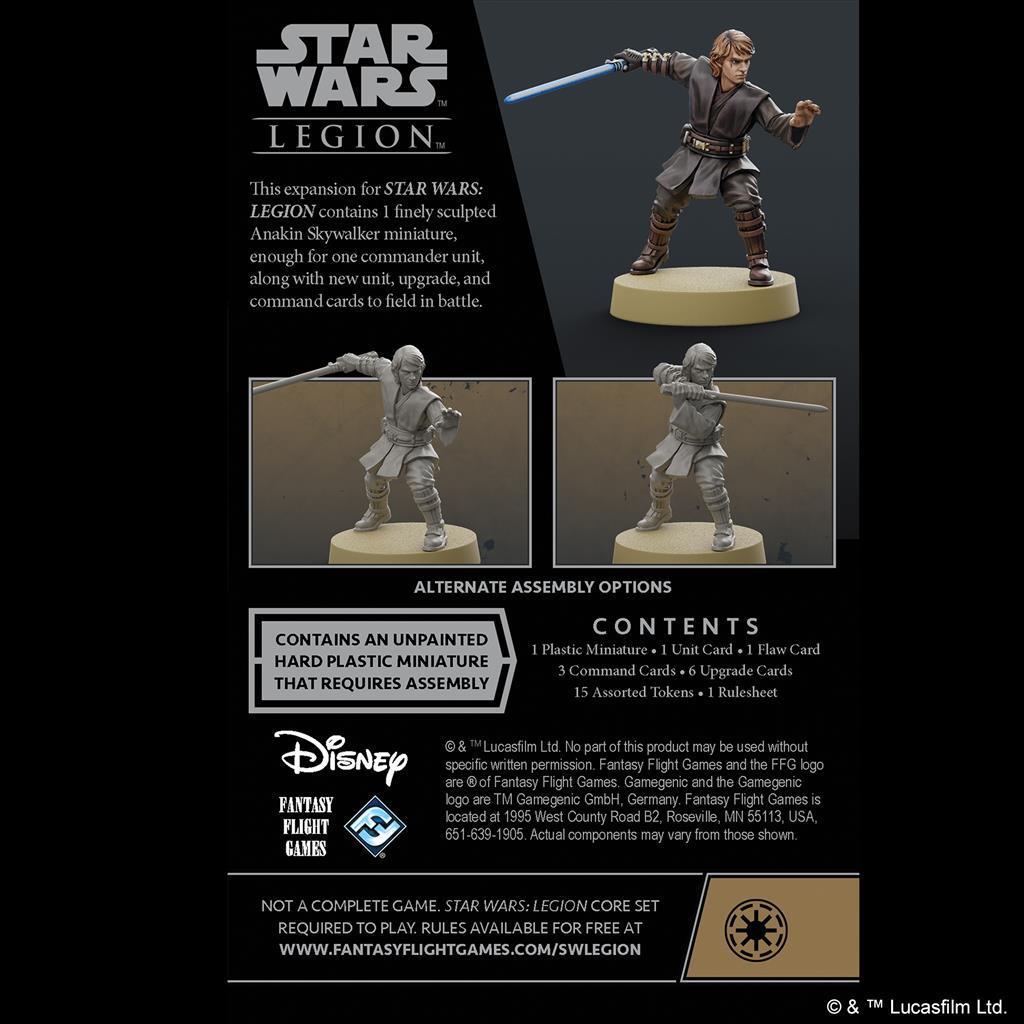 Star Wars Legion: Anakin Skywalker Commander Expansion Miniatures FFG 