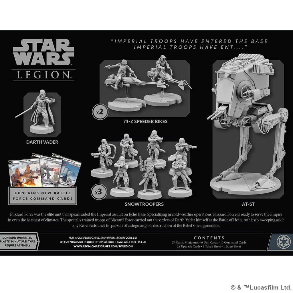 Star Wars: Legion - Blizzard Force Miniatures Atomic Mass