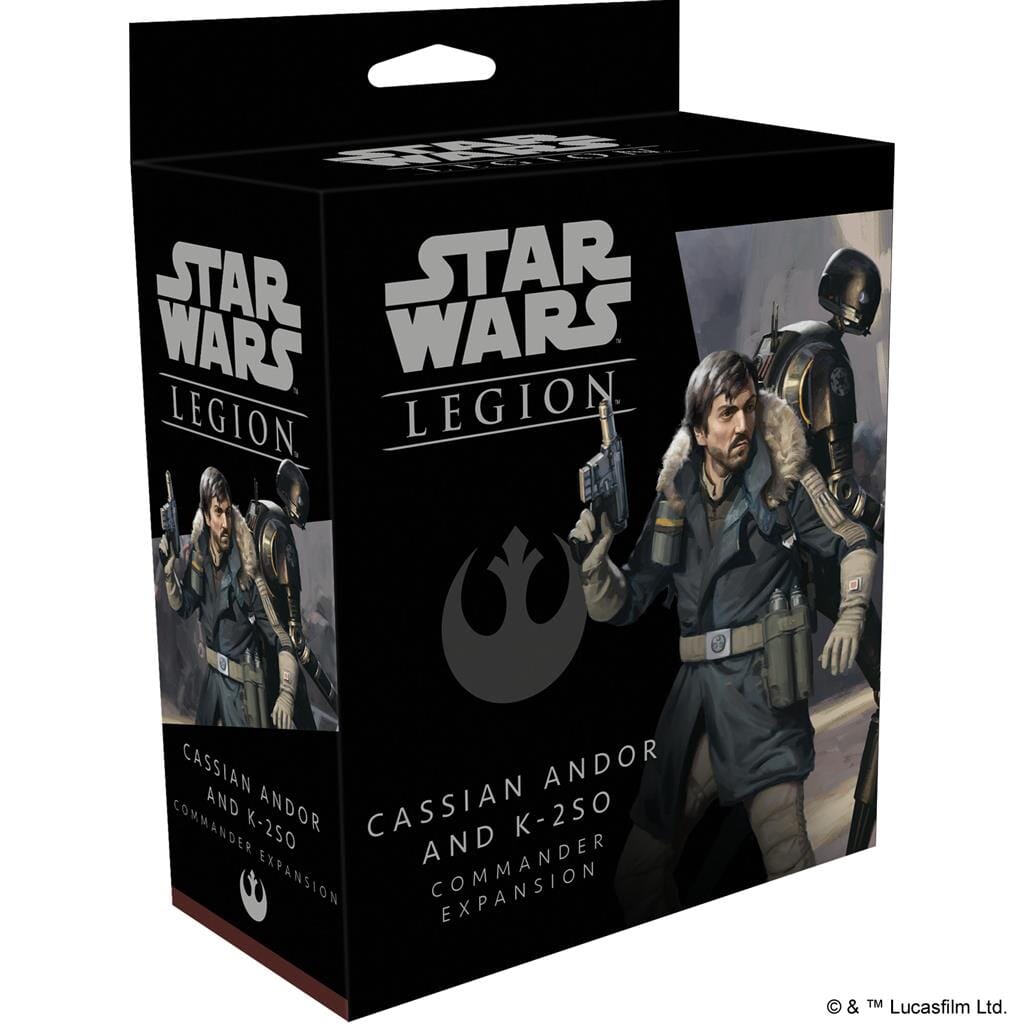 Star Wars: Legion - Cassian Andor and K-2SO Commander Expansion Miniatures Atomic Mass