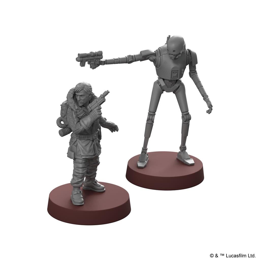 Star Wars: Legion - Cassian Andor and K-2SO Commander Expansion Miniatures Atomic Mass 