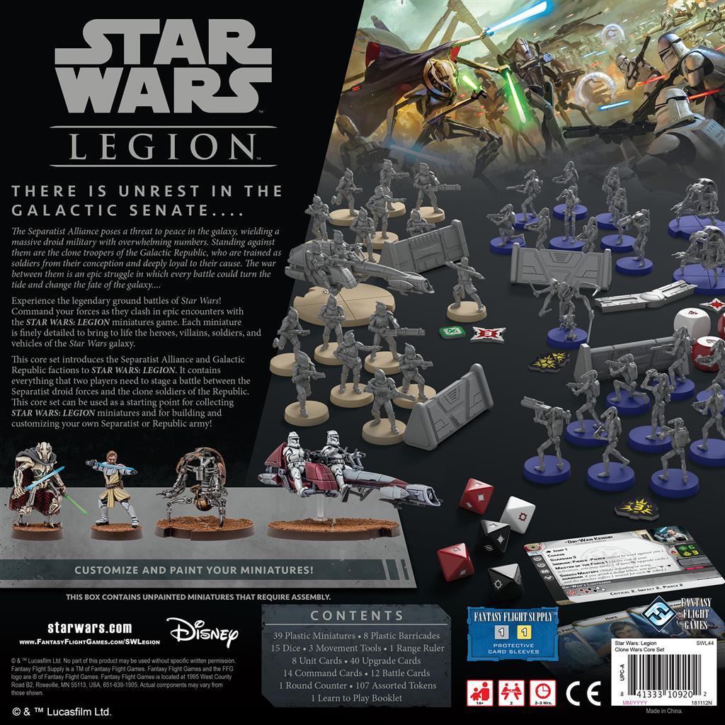 Star Wars: Legion - Clone Wars Core Set Miniatures FFG