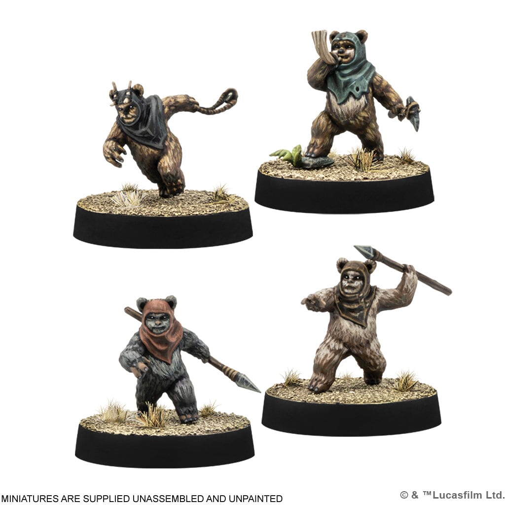 Star Wars: Legion - Ewok Warriors Unit Expansion Miniatures Atomic Mass