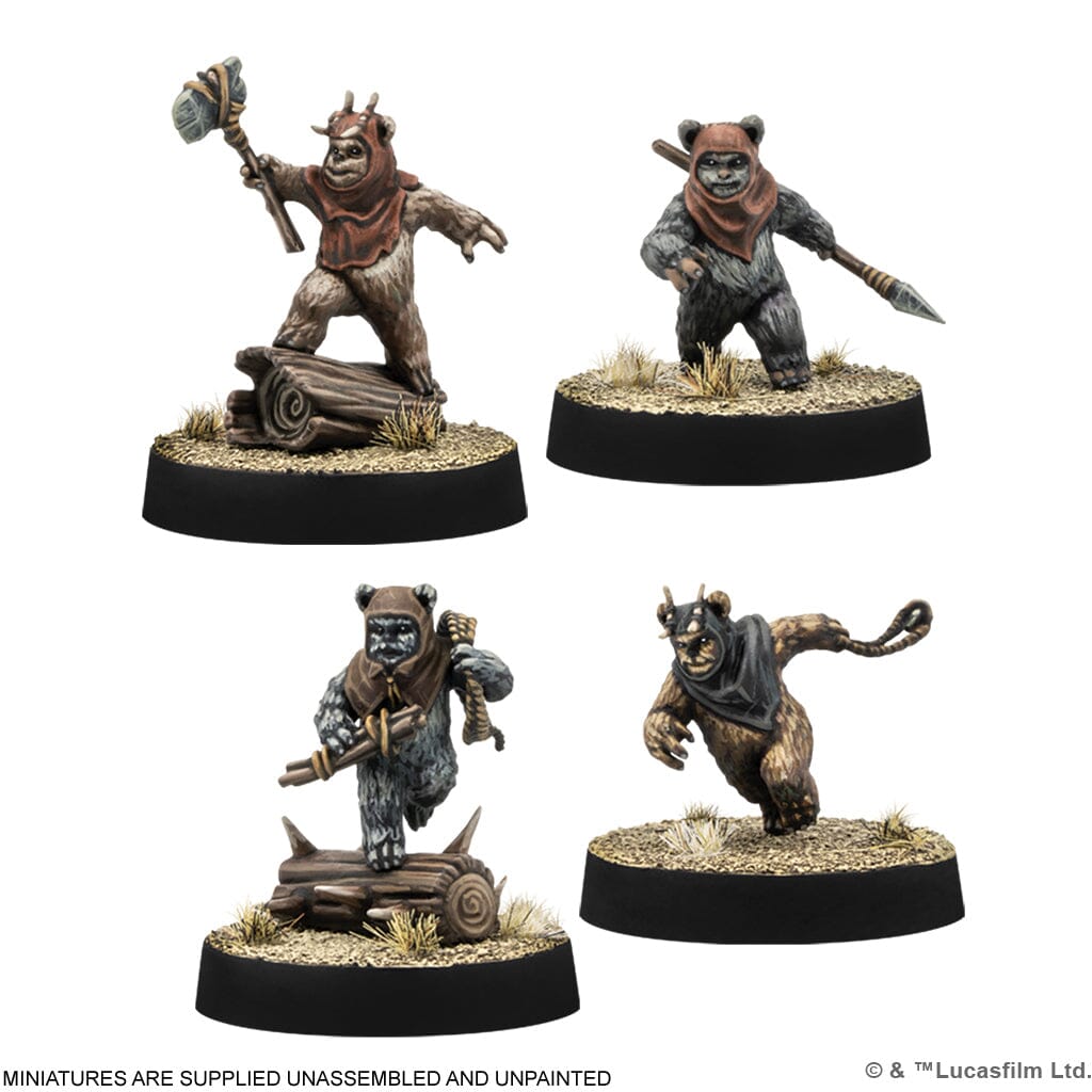 Star Wars: Legion - Ewok Warriors Unit Expansion Miniatures Atomic Mass