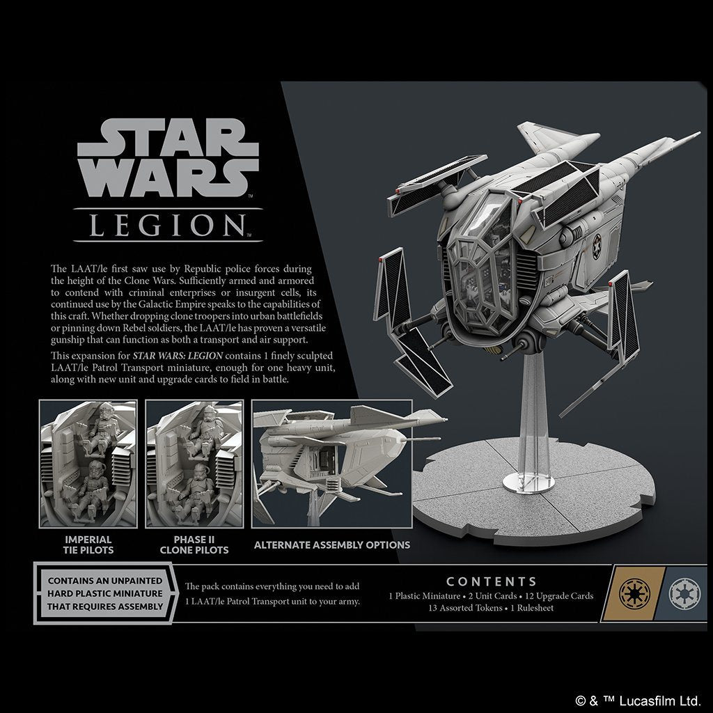 Star Wars Legion: LAAT/le Patrol Transport Unit Expansion Miniatures FFG