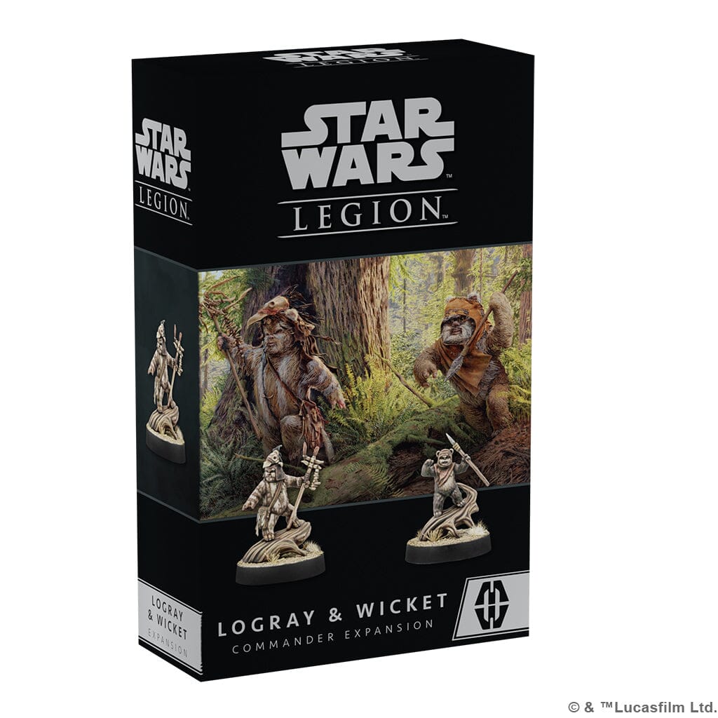 Star Wars: Legion - Logray & Wicket Commander Expansion Miniatures Atomic Mass